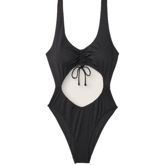 Victoria's Secret Pink RUCHED FRONT ONE-PIECE - Picture 1 of 5